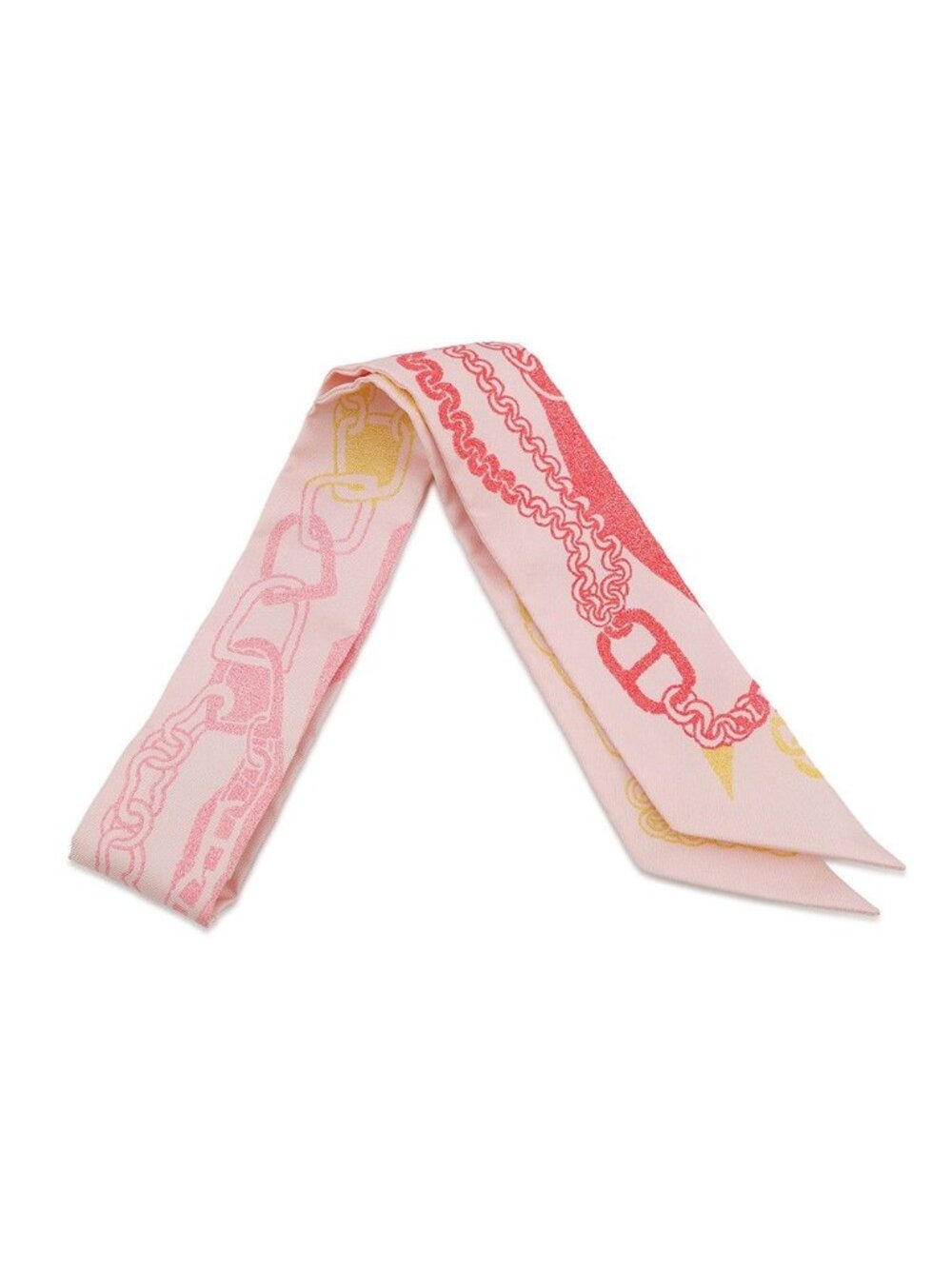 Hermes Scarf Twilly Book Boucles Et Maillons - Picture 1 of 6